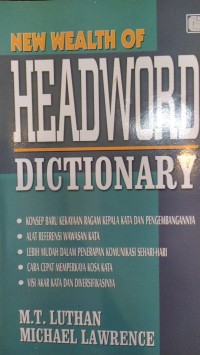 New Wealth Of Headword Dictionary