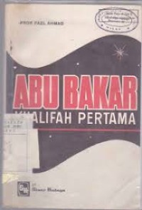 Abu Bakar Khalifah Pertama