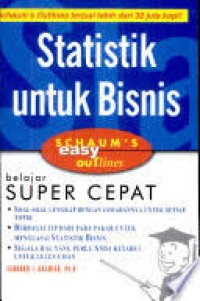 Schaum's Easy Outlines: Statistik untuk Bisnis